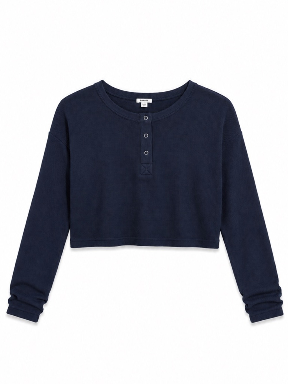 ✩ 2/$25 ✩ NWT Garage Waffle Off Shoulder Top in Mariana Blue, Size XS